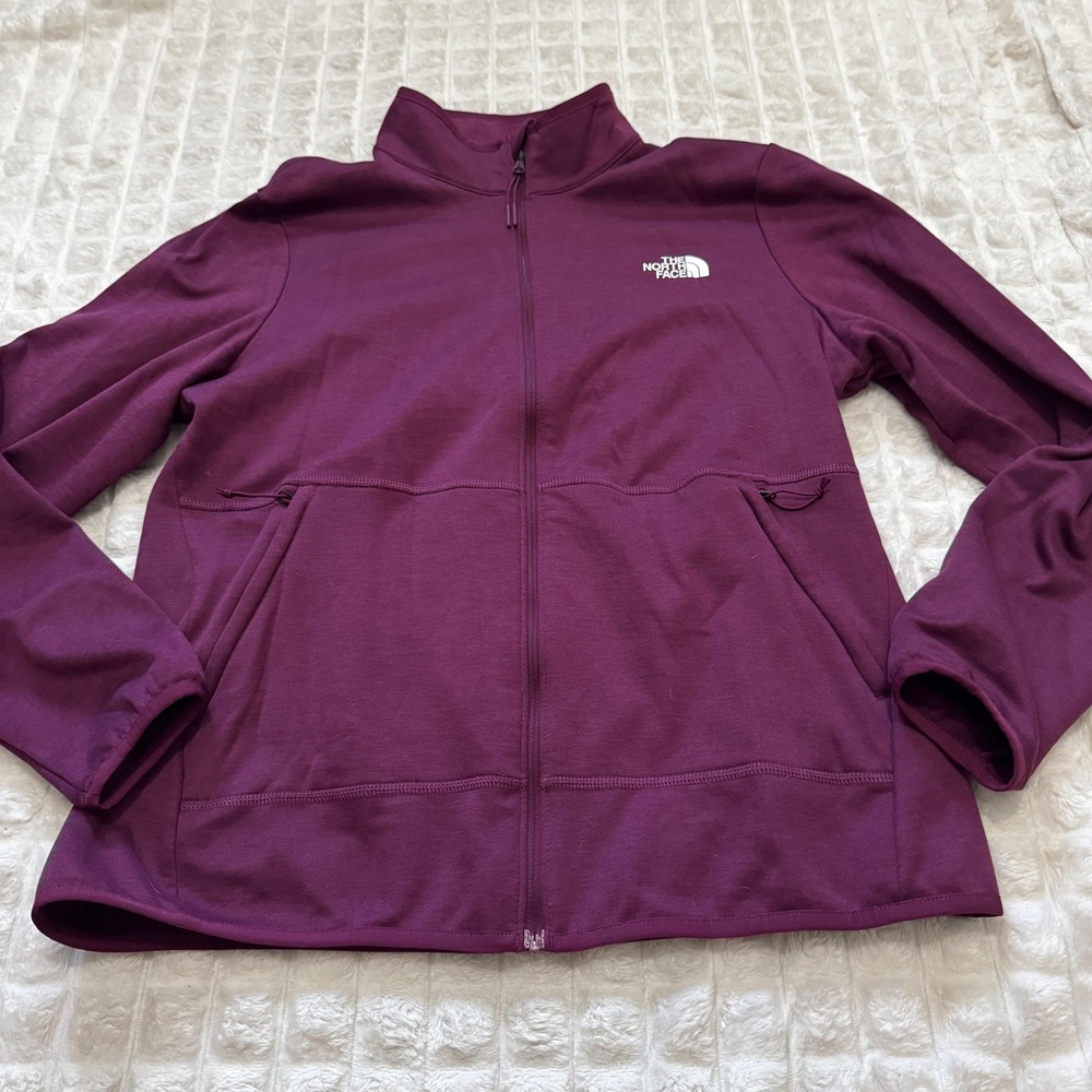 The North Face Large Canyonlands Full Zip Jacket Slim Fit Smooth Exterior Fleece